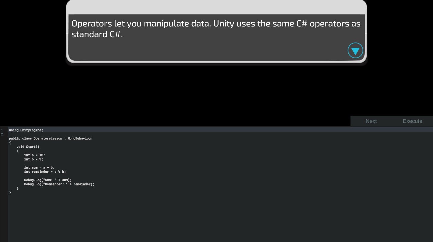 Unity C# Trainer Screenshot 3